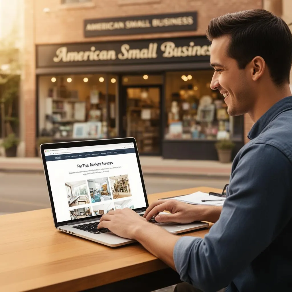 Business owner managing their online store