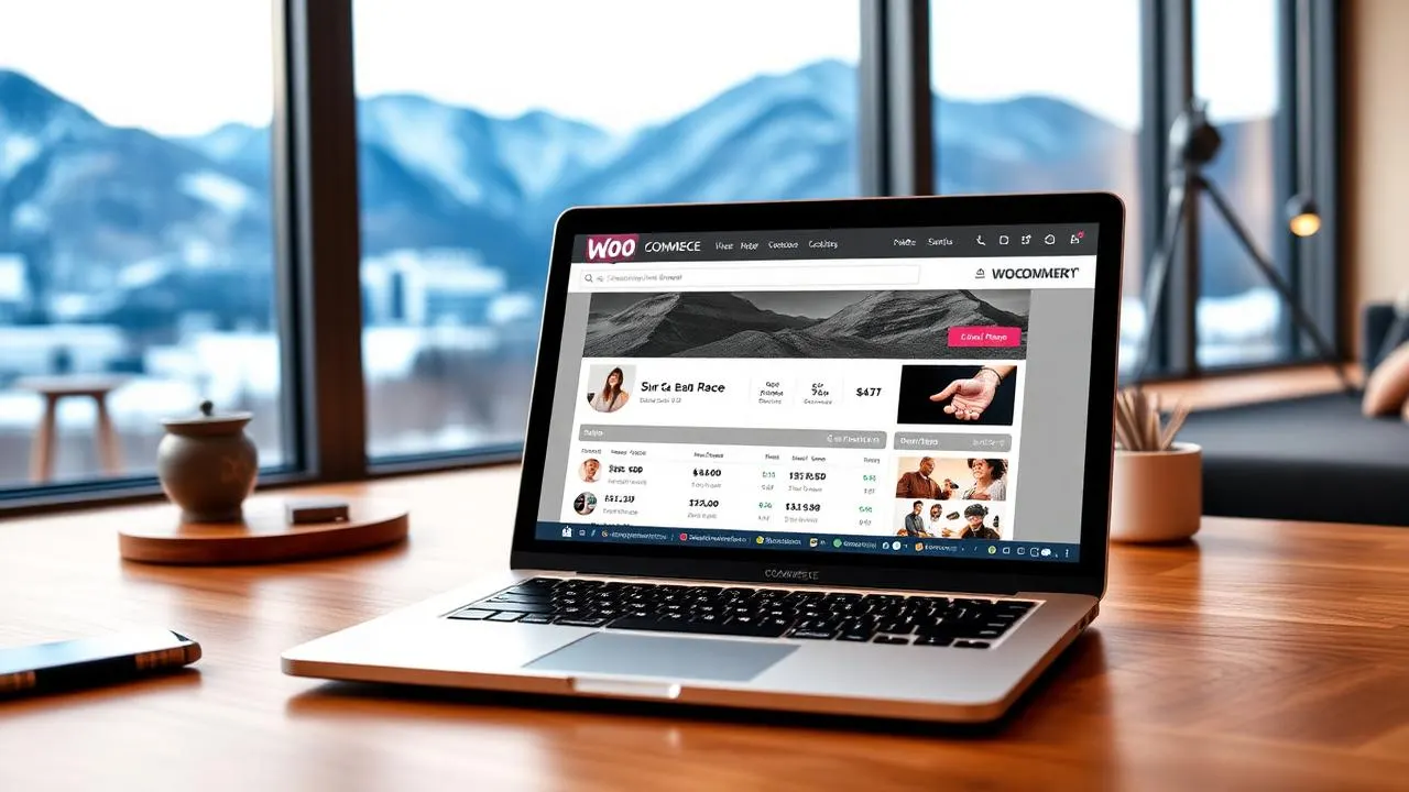 WooCommerce online store dashboard